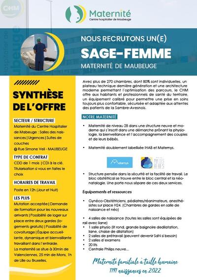 emploi-sage-femme-maubeuge