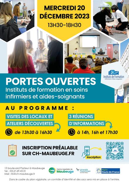 journee portes ouvertes ifsi decembre 2023