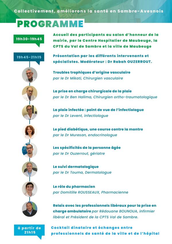 Soiree plaies Complexes Programme