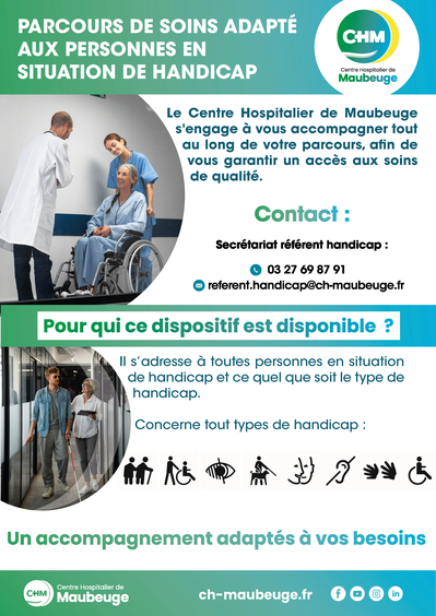 AFFICHE parcours handi CHM