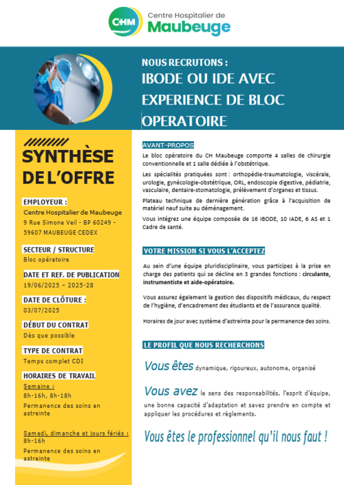 offre-emploi-Infirmiere-bloc-operatoire