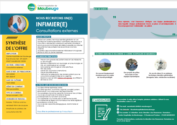 offre-emploi-infirmiere-plateau-consultation