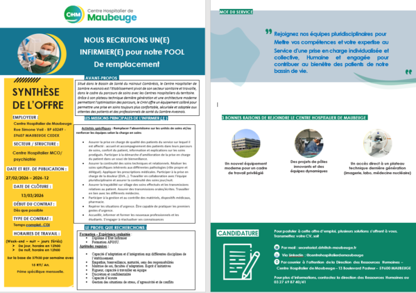 offre-emploi-infirmier-pool-remplacement