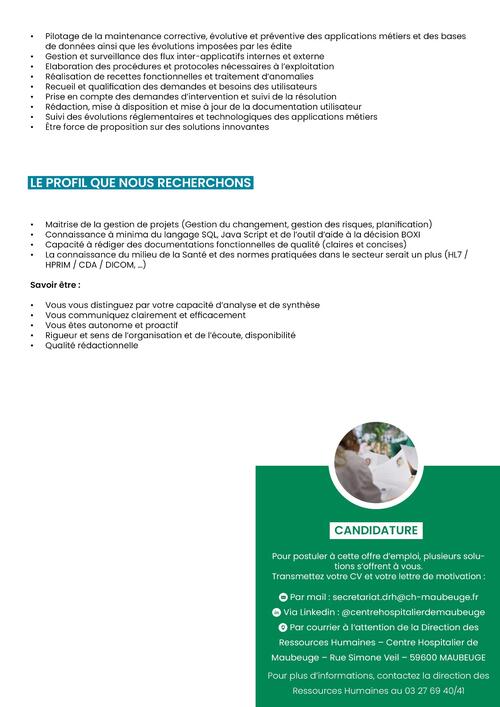 offre emploi chef de projet informatique - respons