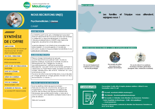 offre emploi psychomotricien-cienne camsp